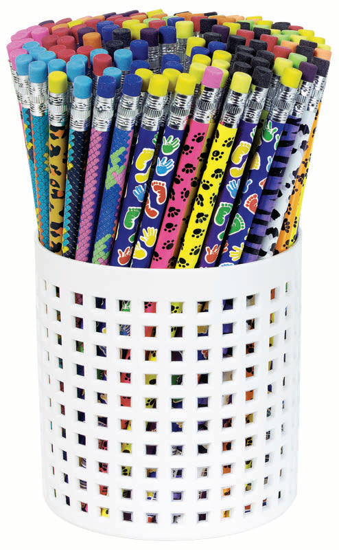 60 Wholesale Pencil Pouch, Clear Poly, Asst. Colors - at 