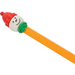 Snowman Pencil Top Puzzle Eraser, #64944