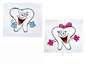 Wiggleye Teeth Sticker, #77256