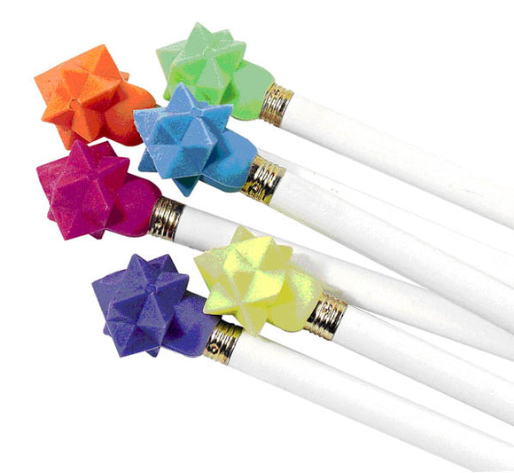 Pencil Eraser Caps, Assorted Colors, 40 Per Pack, 24 Packs