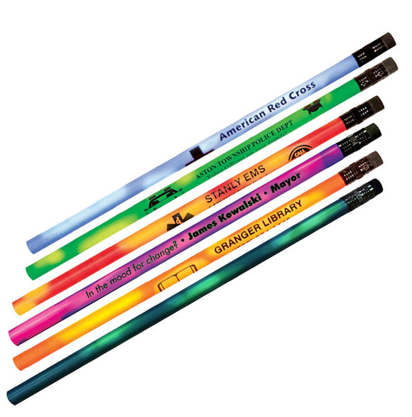 Custom Print Mood Pencil, Black Eraser (500/min), A20550