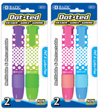 Dotted Click Top Eraser (24 per unit), #2211, (B-42)