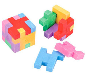 Puzzle Cube Eraser, (12 per unit), #STEPUZZ, (Z-3)