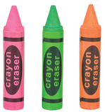 Crayon Eraser Assortment (36 unit), #939, C-55