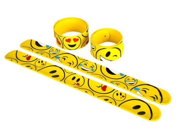Emoji Slap Bracelet (12 per unit), #32672, G-25