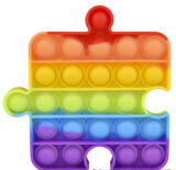 POP IT - RAINBOW PUZZLE BUBBLE POPPERS (12 per unit) #TY-BPRPU, A-67