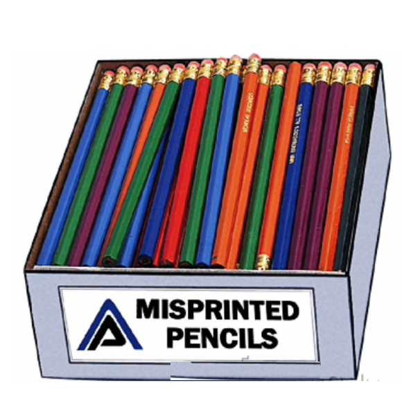 Woodcase Pencil, HB #2, Assorted Colors, 72/Unit