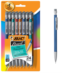 Bic Xtra Precision Mechanical Pencil, .5mm (24/unit), #41724 (E-44)