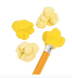 Mini Popcorn Eraser Pencil Toppers (24 per unit), #948764 (G-14)