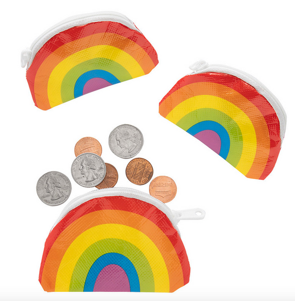 Rainbow Coin Purse (12 per unit) #90786 (X-7)