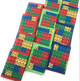 Nylon Colored Brick Tri-Fold Wallets (12 per unit), #05951 (A-55)