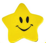 Smiling Face Star Erasers (24 per unit), #1040 (V-5)