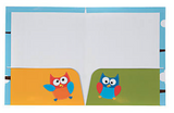 Owl Pocket Folders (12 per unit) #13656338 (J-6)