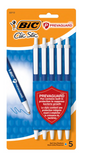 Bic Clic Stic Antimicrobial Pen , 5 pack Blue ink, BC2
