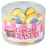 Scented Cupcake Erasers (24 per unit), #STECUPC, V-1