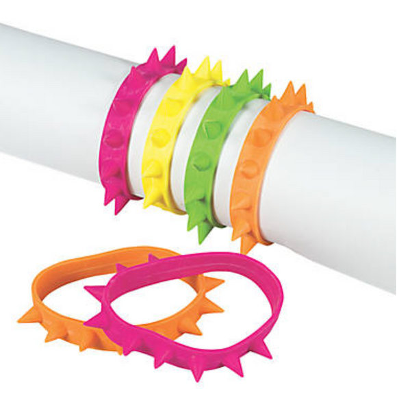 Neon Spike Bracelets (12 per unit) #24/2429 (D-63)