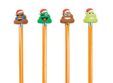 Poop Emoji Pencil Toppers (12 per unit) #13812139 (I-20)