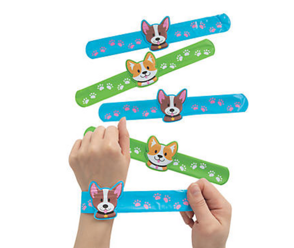 Dog Slap Bracelets with Charm (12 per unit) #13948753 Y-2