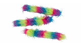 Rainbow Fur Slap Bracelets (12 per unit) #IN-14090799 (B-23)