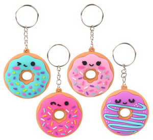 DONUT KEYCHAIN/BACKPACK CHARM (12 per unit) G-22