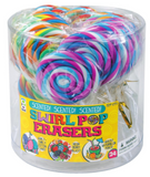 Scented Swirl Pop Erasers (24 per unit) #69751 (L-6)