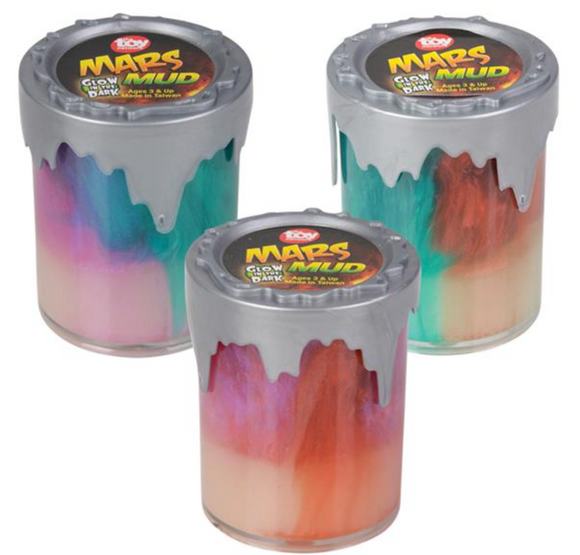 GLOW IN DARK MARS SLIME (12 per unit) #SKMARG3 (D-47)