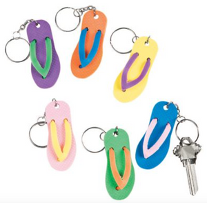 FLIP-FLOP KEYCHAIN (12 per unit) #KCFLIP3, (B-57)