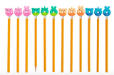 Donut Animal Eraser Pencil Toppers (24 per unit), 71531 (L-16)