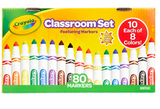 Crayola Classroom Set Broad Line Art Markers, Teacher Supplies, 80 Count #58-7780