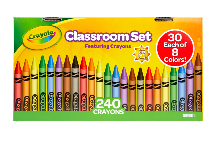Zhehao 30 Pack 24 Colors Crayons Bulk Assorted Colors Crayon Packs Coloring  Classroom School Supplies for Kids Teachers Students Art Party Favors, 3