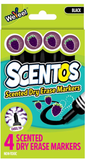 WeVeel Scentos Scented Dry Erase Markers 4 pack, #40901