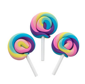 Lollipop-Shaped Erasers (24 per unit)  #5P-13969132, L18