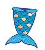 Mermaid Tail Notepads (24 per unit) #5P-13794368, L-14
