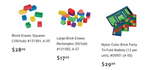 Block Lego Colored Design Notepads (12 per) #5P-13705647, A-33