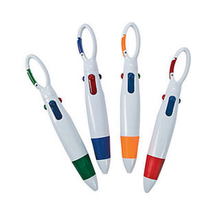4-Color Mini Carabiner Pen (6 per) #13693072, E-61