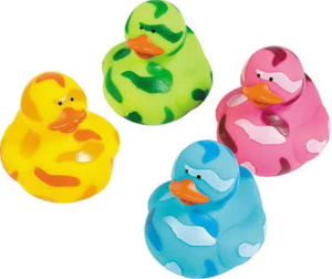 Camo Rubber Ducks - 12 Pc. Per Dozen #13677544, A-22