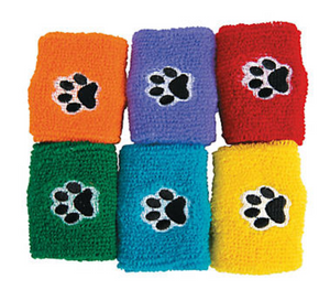 Paw Print Wristbands (12/unit) #13765272, Y-6