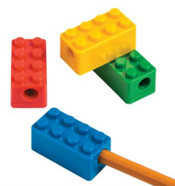 Brick Pencil Sharpener (24/unit) #13767118, Z-5