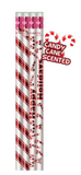Mint Scented Candy Cane Pencils (144/unit), #891 (D-52)