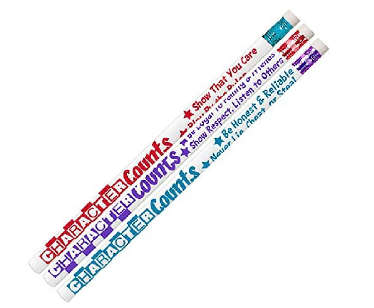 Character Counts Traits Pencils (144 per unit) D1546, E-48 ...