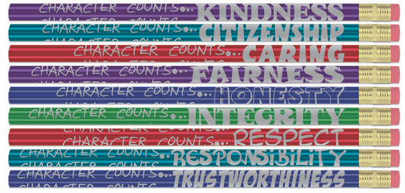 Character Counts Traits Pencils (144 per unit) D2213, E-47