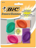 Bic Eraser with Grip (24/ct.) ERSGN1, E-53