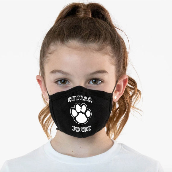 Custom Print Cotton YOUTH Face Mask (100 pc min) ASFMSBY